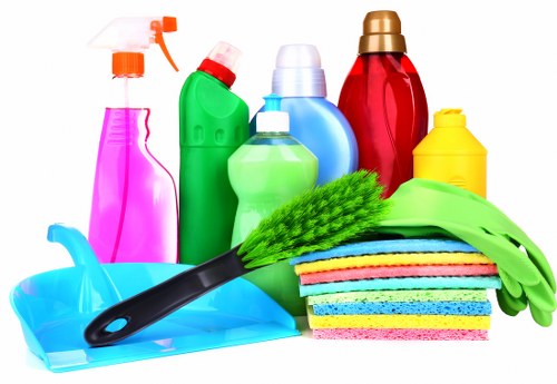 Cleaner inspecting equipment and work area for safety risks